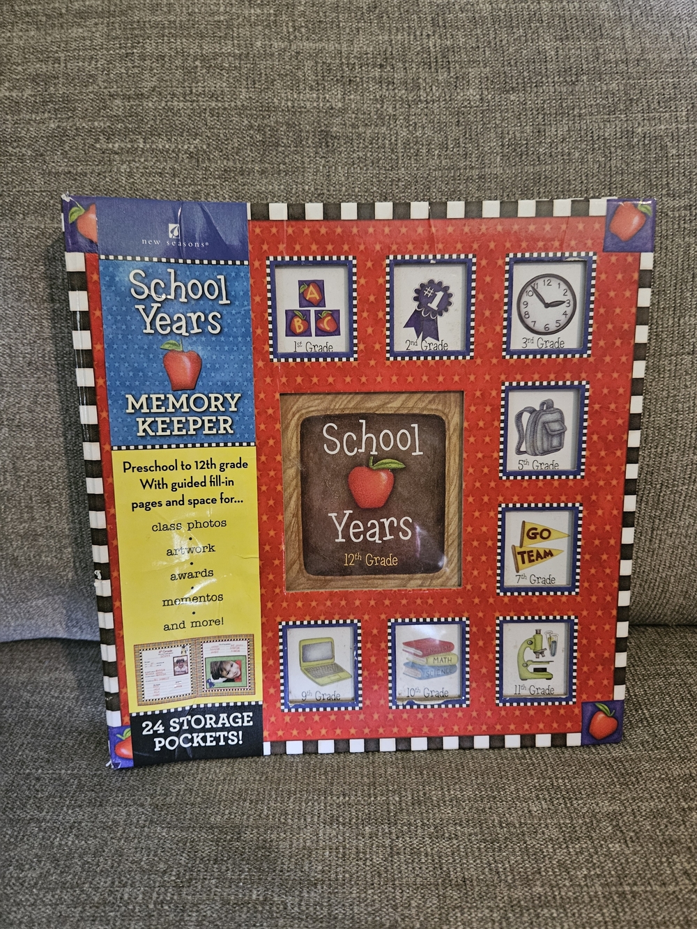 School Years Memory Keeper Album - Red
